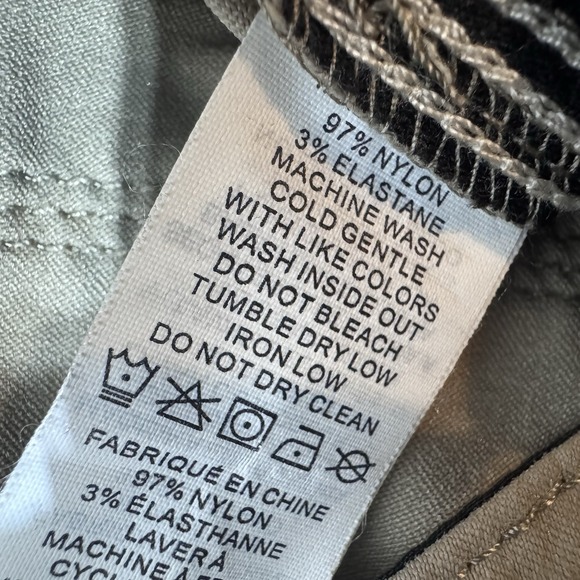 prAna Stretch Zion Cargo Shorts 34" X 12 Khaki Tan Pocket Outdoor Hiking Fishing - Picture 7 of 9